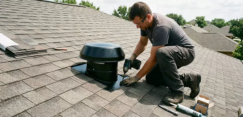 Roof Vent Fan Installation in Woburn