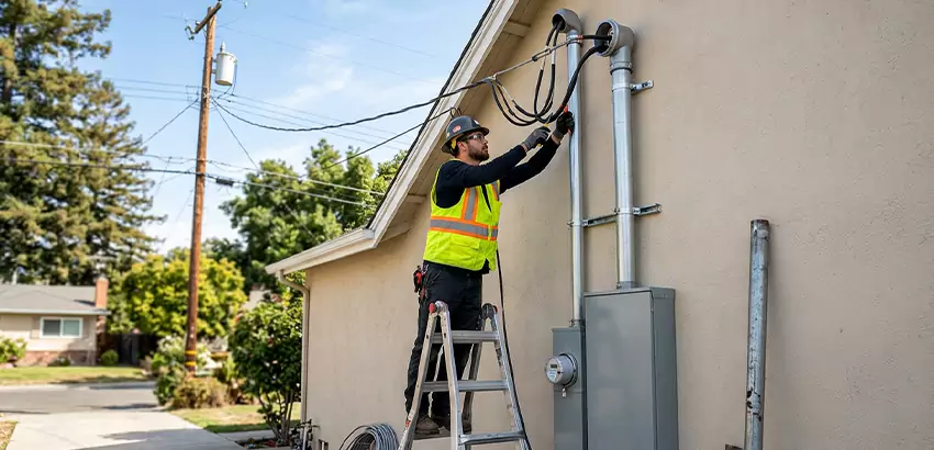 Electrical Service Entrance and Mast Upgrade in Woburn