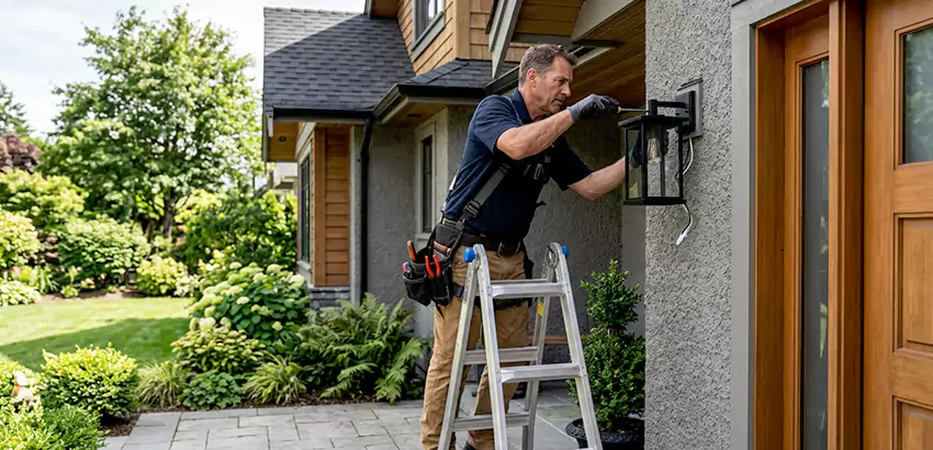 Outdoor and Exterior Light Fixture Installation in Woburn