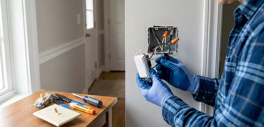 Motion Sensor Light Switch Replacement in Woburn