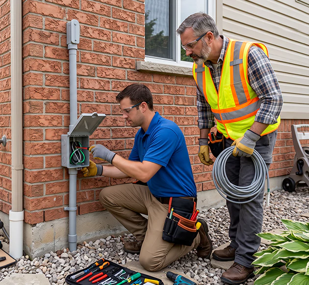 Professional Outdoor Outlet Installation: Your Local Exterior Wiring Team in Woburn, MA